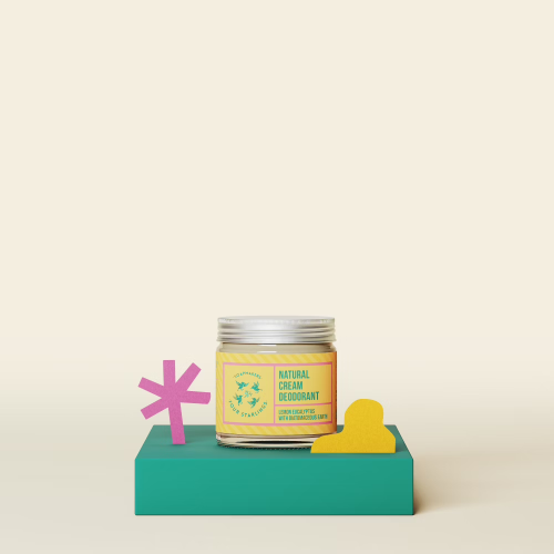 Натуральный крем дезодорант lemon eucalyptus 60 мл