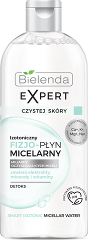 Bielenda CLEAN SKIN EXPERT Лихид мицеллярный изотоник PHYSIO-LIQUID Detox 400 мл