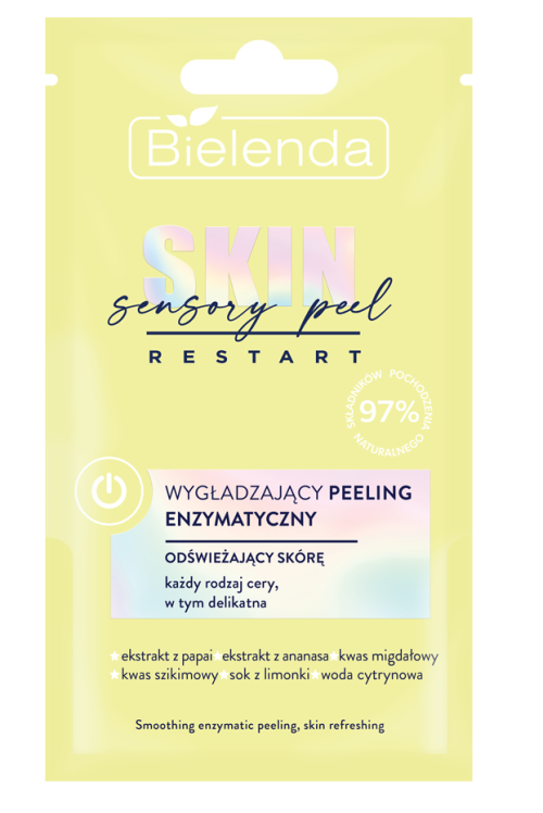 Bielenda SKIN RESTART SENSORY PEEL Освежающий пилинг с разглаживающими энзимами 8 гр