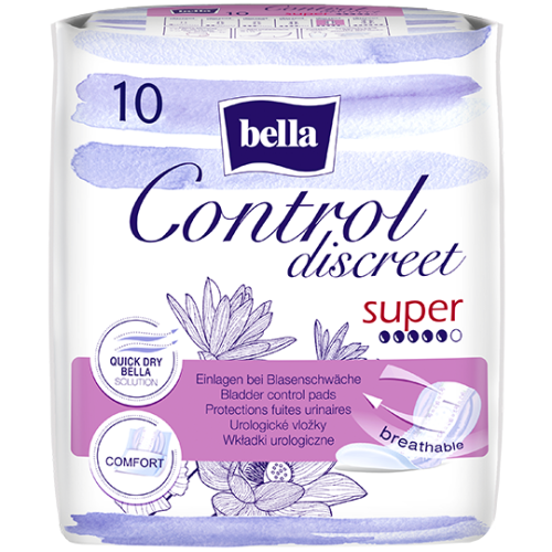 Прокладки гигиенические впитывающие Bella Control Discreet Super 10 шт.