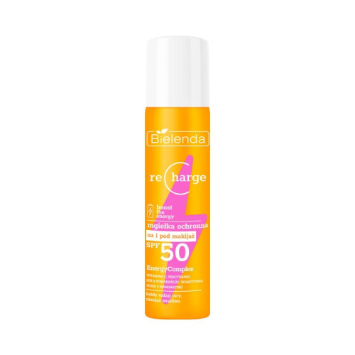 Bielenda RECHARGE BOOST THE ENERGY Защитный спрей SPF 50, 75 мл
