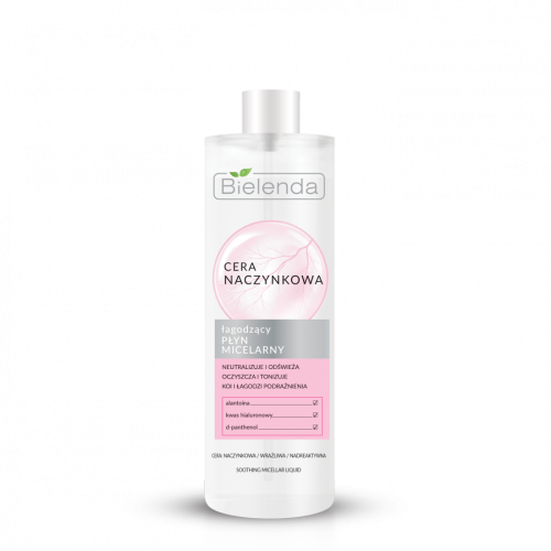 Bielenda CAPILLARY SKIN Мицеллярная вода для успокаивающего лица 500 мл