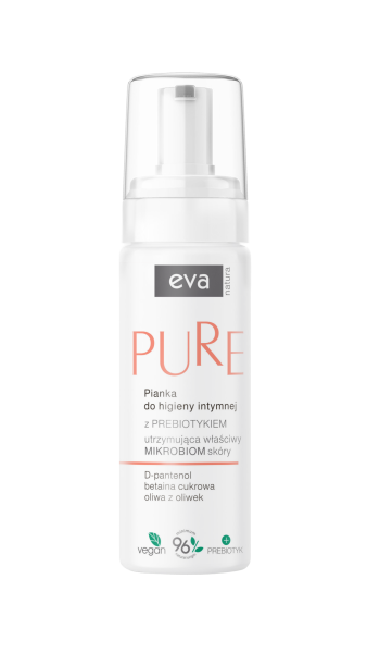 Eva Natura PURE Пена для интимной гигиены с пребиотиками 150 мл