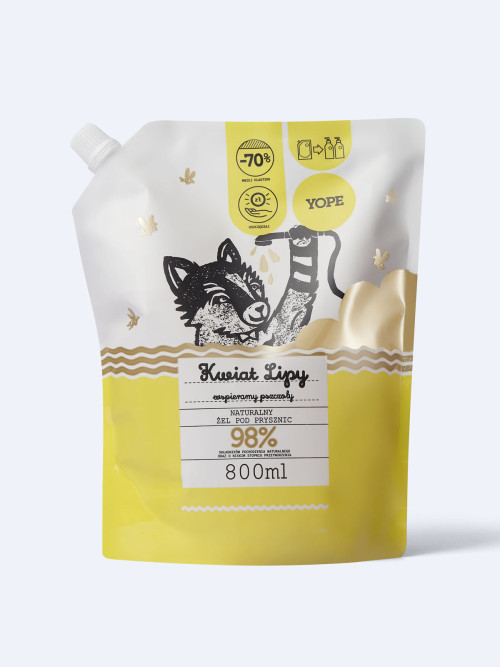 YOPE Гель для душа LINDEN REFILL 800 мл