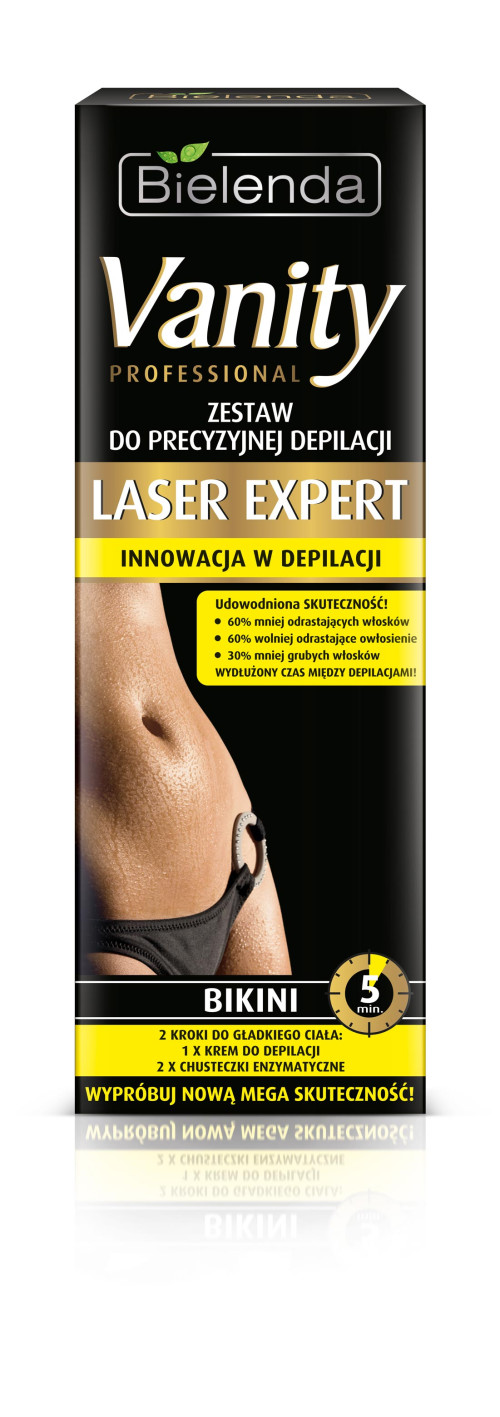 Bielenda VANITY LASER EXPERT Набор для точной депиляции зоны бикини 100 мл