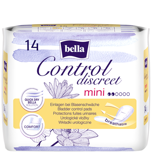 Прокладки  урологические Bella Control Discreet Mini 14 шт.