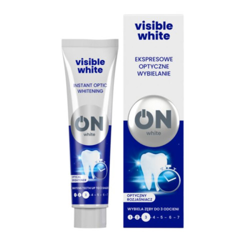 MWH060 Зубная паста Tolpa ON WHITE VISIBLE WHITE 75 мл