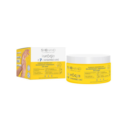 SheHand Cure с 7 керамидами - BARRIER HAND PREPARED с глубокой регенерацией 80г