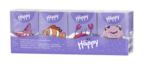 Bella Baby Happy Платочки 9*8 шт (mini-packs)