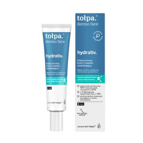 TTH030 Tolpa DERMO FACE HYDRATIV Маска-увлажняющий ночной крем 40 мл