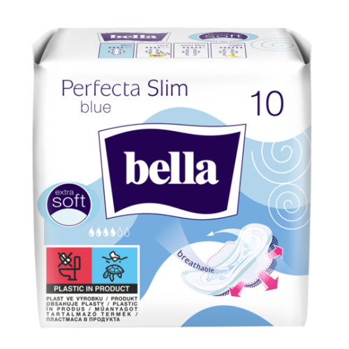 Прокладки гигиенические впитывающие Bella Perfecta Slim Blue 10 шт.