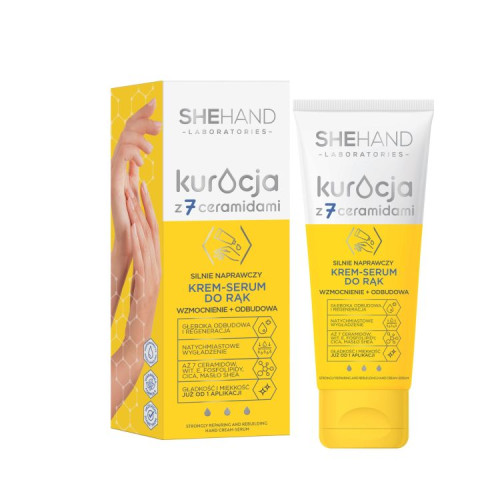 SheHand Treatment with 7 ceramines - Крем-сыворотка для рук для укрепления, строительства 75 мл