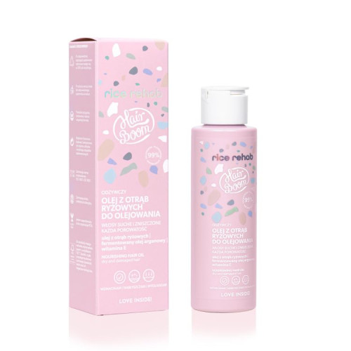 HairBoom RICE REHAB Масло для волос с экстрактом риса 100 мл