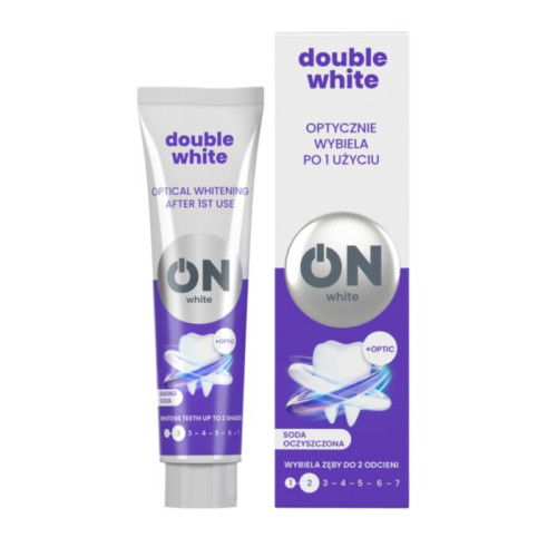 MWH056 Зубная паста Tolpa ON WHITE DOUBLE WHITE 75 мл