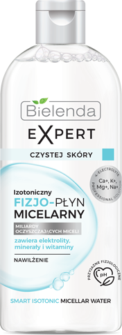 Bielenda CLEAN SKIN EXPERT изотоническая мицеллярная вода PHYSIO LIQUID увлажняющая 400 мл