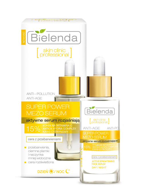 Bielenda SKIN CLINIC PROFESSIONAL Активная сыворотка для лица с витамином С 30 мл