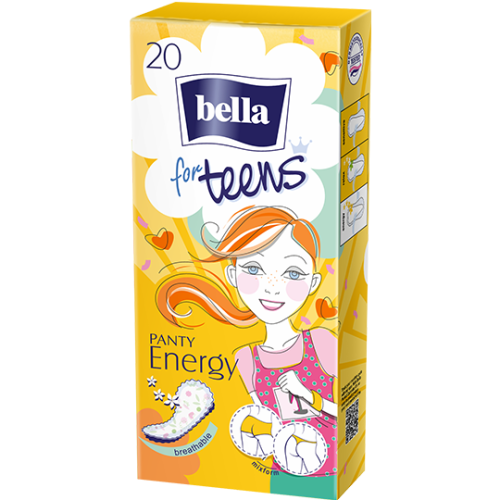 Прокладки ежедневные Bella Panty Ultra Energy For Teens 20 шт. 