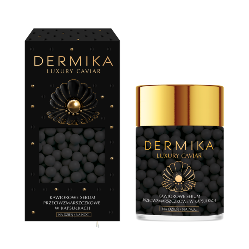 DERMIKA LUXURY CAVIAR Сыворотка против морщин в капсулах с икрой день/ночь 60г