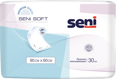 Пеленки Seni Soft Super 90x60 30 шт