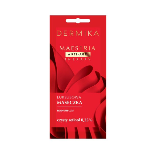 DERMIKA MAESTRIA Роскошная восстанавливающая маска с чистым ретинолом 0,25% 7г
