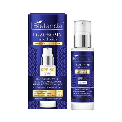 Bielenda EXOSOMES OF YOUTH Сыворотка для лица SPF50, день 30 мл