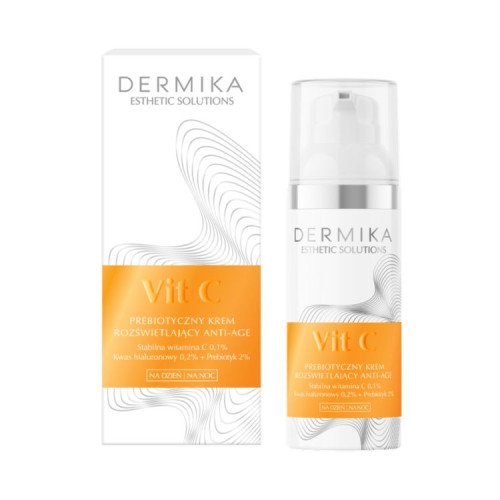 DERMIKA ESTHETIC SOLUTIONS ВИТАМИН С Антивозрастной крем с пребиотиком день/ночь 50мл