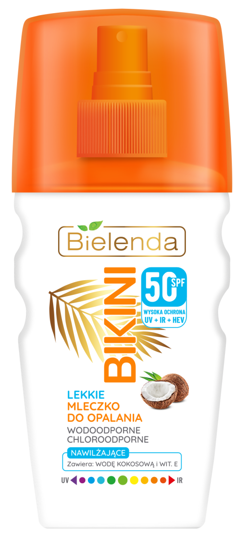 Bielenda BIKINI Лосьон для кокосовой бронзы (спрей) SPF 50 150мл