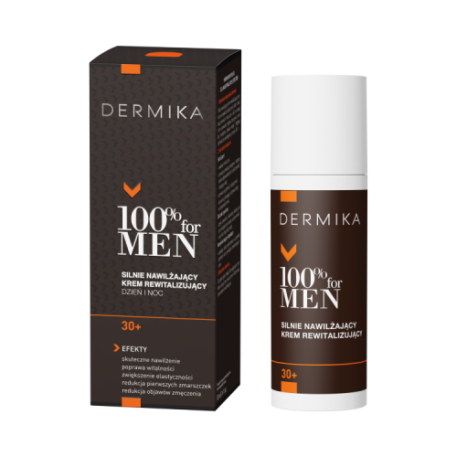 DERMIKA 100% FOR MEN Крем увлажняющий 30+ 50мл
