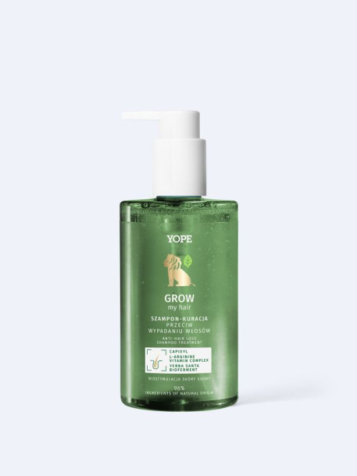 YOPE GROW MY HAIR Șampon tratament impotriva caderea parului 300 ml