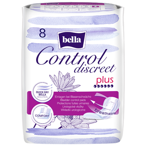 Прокладки  урологические Bella Control Discreet Plus 8 шт.