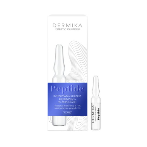 DERMIKA ESTHETIC SOLUTIONS Peptide Интенсивное ночное укрепляющее средство в ампулах 7 x 2 мл