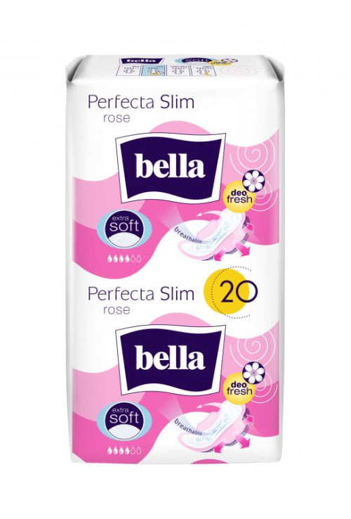 Прокладки гигиенические впитывающие Bella Perfecta Slim Rose 20 шт.
