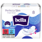 Прокладки гигиенические впитывающие Bella Perfecta Slim Maxi Blue 8 шт.