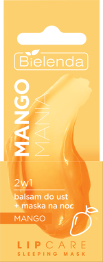 Bielenda LIP CARE SLEEPING MASK MANGO 2 in 1 balsam de buze + masca de noapte 10 g