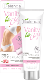 Bielenda VANITY CLAYS BIO Крем для депиляции с розовой глиной 100 мл