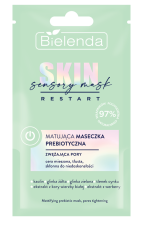 Bielenda SKIN RESTART SENSORY MASK Матирующая маска с пребиотиком, сужающая поры 8 гр.